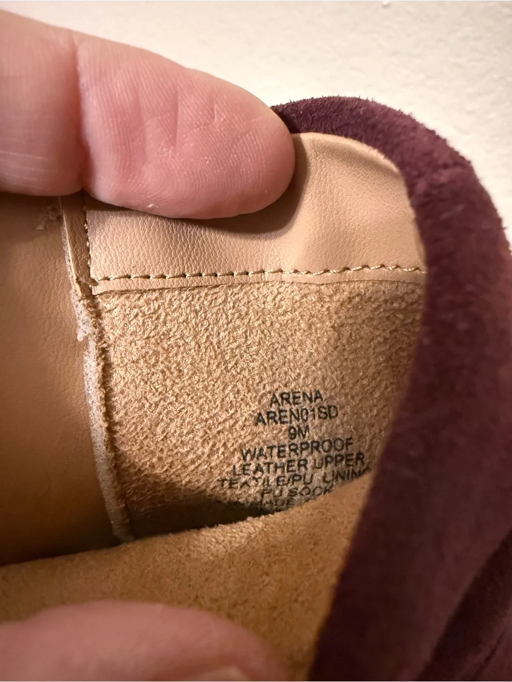 Nwt Blondo Burgundy Suede Waterproof Ankle Boots